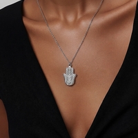 שרשרת חמסה כסף