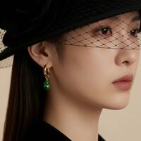 עגילי Golden Moss