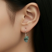 עגילי טורקיז אפריקאי