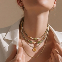 שרשרת Green Leaves