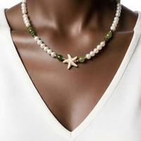 שרשרת Starfish Lagoon Pearl Necklace
