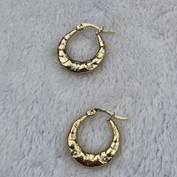 Textured Classic Hoops