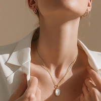 שרשרת תליון פנינה