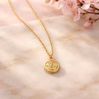 שרשרת תליון פרח