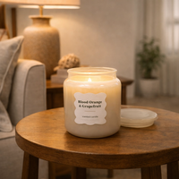 נר ריחני גדול בצנצנת