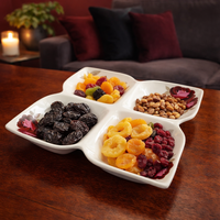 קערת הגשה מחולקת מקרמיקה