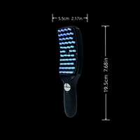 מסרק עיסוי לקרקפת נטען עם תאורת LED