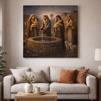 תמונה קנבס לסלון ארבע אימהות – באר האמונה