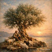 תמונת קנבס אומנותית בצל הזית