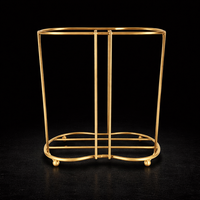 מתקן לכוסות נייר בעיצוב יוקרתי בגימור זהב מט