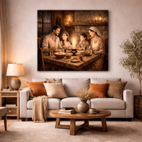 תמונה קנבס אומנותי אור של בית