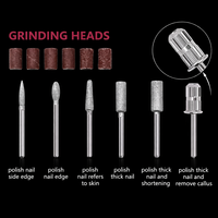 סט מניקור ופדיקור מקצועי ביתי עם מנורת UV