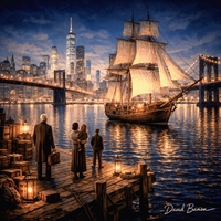 תמונת קנבס אומנותית יציאה למסע