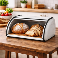 קופסת לחם נירוסטה יוקרתית