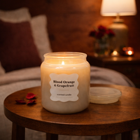 נר ריחני גדול בצנצנת