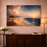 תמונת קנבס אומנותית ים מדברי