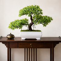 עץ בונסאי מלאכותי יוקרתי לעיצוב הבית והמשרד