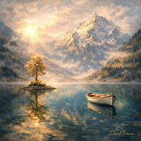 תמונת קנבס אומנותית שקט נצחי