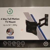 מתקן תלייה לטלוויזיה עם זרוע עד 56 אינץ’