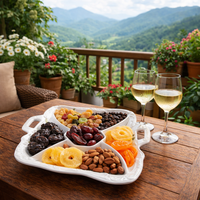 קערת הגשה קרמי