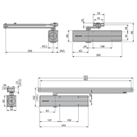 מחזיר דלת ASSA ABLOY עוצמה 6