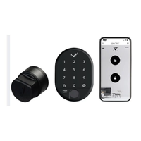 מנעול חכם ביומטרי וקודן לוקאפ LockApp X רב בריח