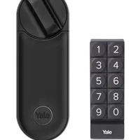 ערכת מנעול חכם Linus™ L2 + קודן טביעת אצבע + מגשר אינטרנט מובנה +קורא קרבה Yale Dot + סוללה נטענת!