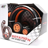 מכונית לופ משתוללת עם שלט רחוק ניתן לתכנות - שחור צעצועי שירן