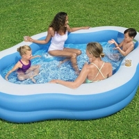 בריכה משפחתית Splahview +חלון 270X198X51 דגם 54337 bestway