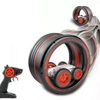 מכונית לופ משתוללת עם שלט רחוק ניתן לתכנות - שחור צעצועי שירן