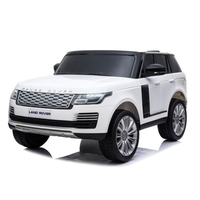 ג’יפ ריינג' רובר מפואר לבן ממונע עם 2 מושבים 24 וולט