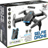 רחפן נטען Selfie Drone עם 2 מצלמות WIFI, זרועות מתקפלות ושלט רחוק