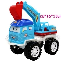 בייבי בובות ☆ [מחפר מצויר גדול מפלצת יד VS מכונית מלט] להציל את הגיבור הקטן בו לי עם אותו סגנון - טרקטורוני גלגל ריק