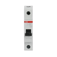 חצי אוטמט חד פאזי 6KA ABB C40 סדרת SH201