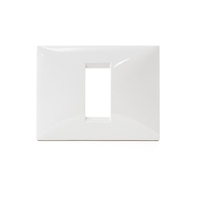 מסגרת BE לבן 1 מודול ניסקו סוויץ