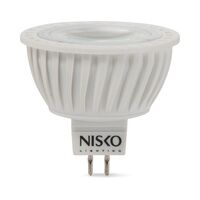 נורת דקרויקה לבנה 30° GU5.3 6W אור חם/קר NISKO