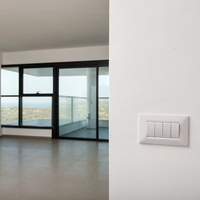 מסגרת BE לבן 4 מודול ניסקו סוויץ