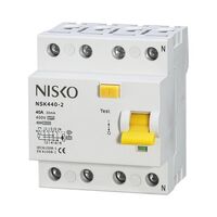 פחת תלת פאזי 30MA AC NISKO 40A סדרת NS-6KA