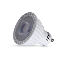 נורת דקרויקה לבנה 30° GU10 6W אור חם/קר NISKO