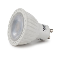 נורת דקרויקה לבנה 36° GU10 7W אור חם/קר NISKO