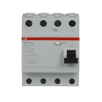 פחת תלת פאזי 30MA AC 6KA ABB 40A סדרת FH204
