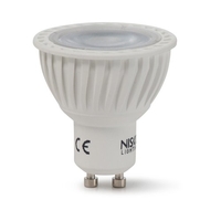 נורת דקרויקה לבנה 36° GU10 7W אור חם/קר NISKO