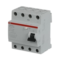 פחת תלת פאזי 30MA AC 6KA ABB 40A סדרת FH204