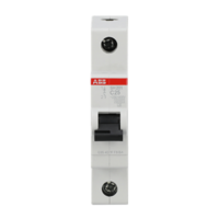 חצי אוטמט חד פאזי 6KA ABB C25 סדרת SH201