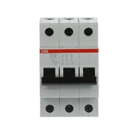 חצי אוטמט תלת פאזי 6KA ABB C20 סדרת SH203