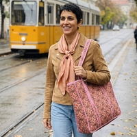 תיק TOTE מורוקן רויאל · Moroccan Royal