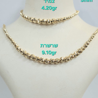 קולקציית צמידים חרוזי הזהב