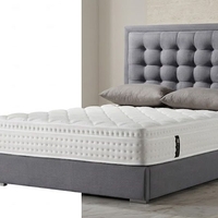 Classic Grey Tufted Bed Frame