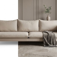Olive Velvet Modern Sectional