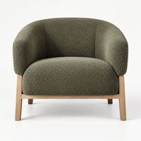 Olive Boucle Chair
